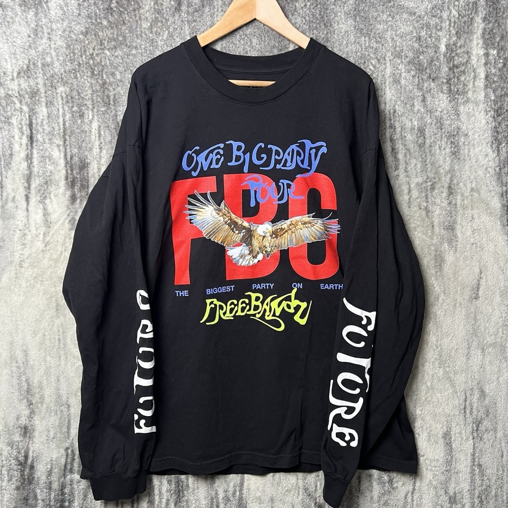 Future Shirt Mens Size 2XL One Big Party Tour Freebandz FBG Rap Hip Hop